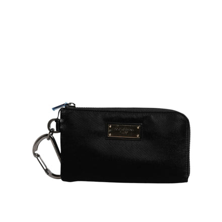 Dolce & Gabbana Black Logo Pouch Clutch