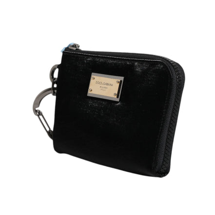 Dolce & Gabbana Black Logo Pouch Clutch
