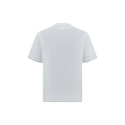 Brunello Cucinelli Tricou Alb din Bumbac