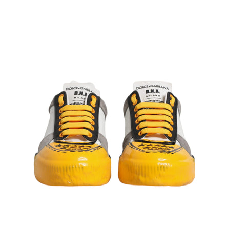 Adidași joși Dolce & Gabbana DNA din piele multicoloră
