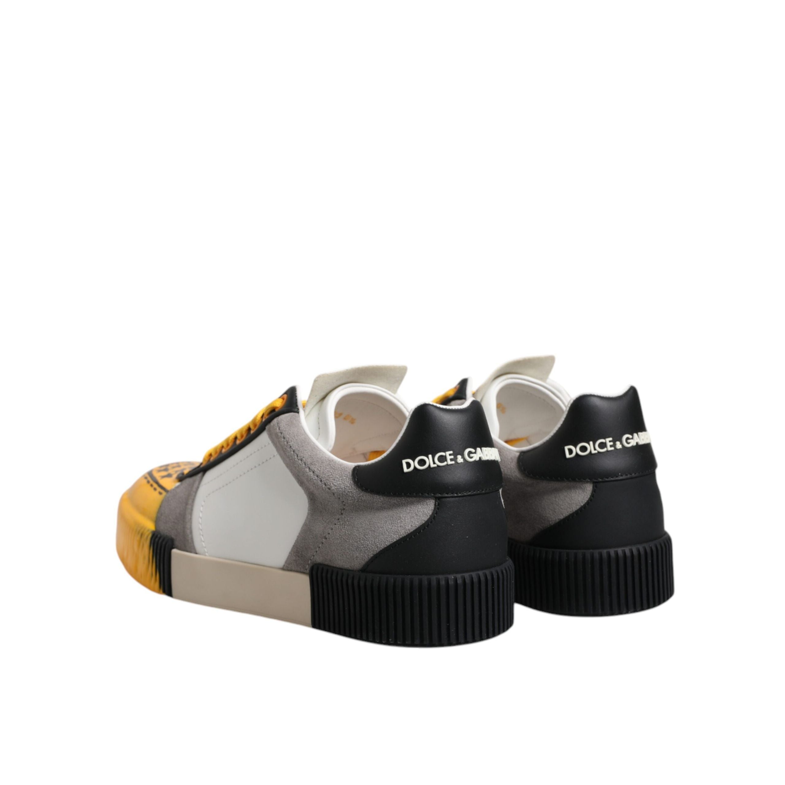 Adidași joși Dolce & Gabbana DNA din piele multicoloră