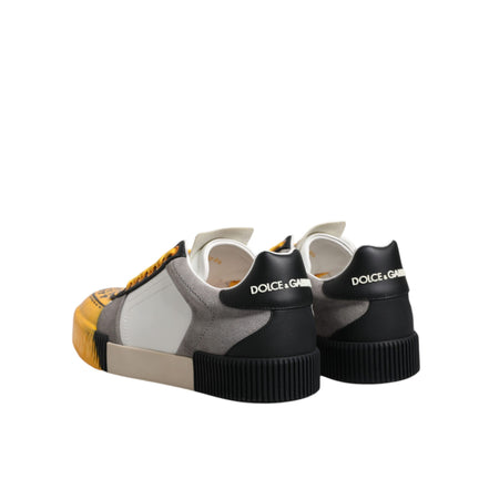 Adidași joși Dolce & Gabbana DNA din piele multicoloră