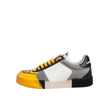 Adidași joși Dolce & Gabbana DNA din piele multicoloră
