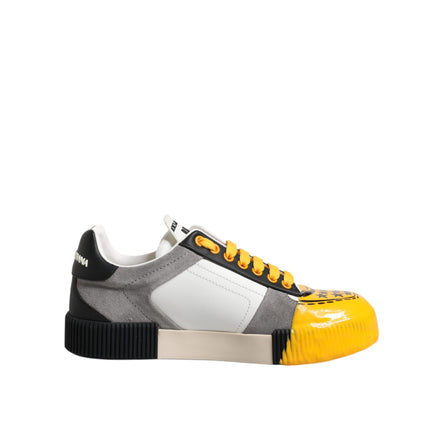 Adidași joși Dolce & Gabbana DNA din piele multicoloră