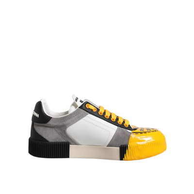 Adidași joși Dolce & Gabbana DNA din piele multicoloră