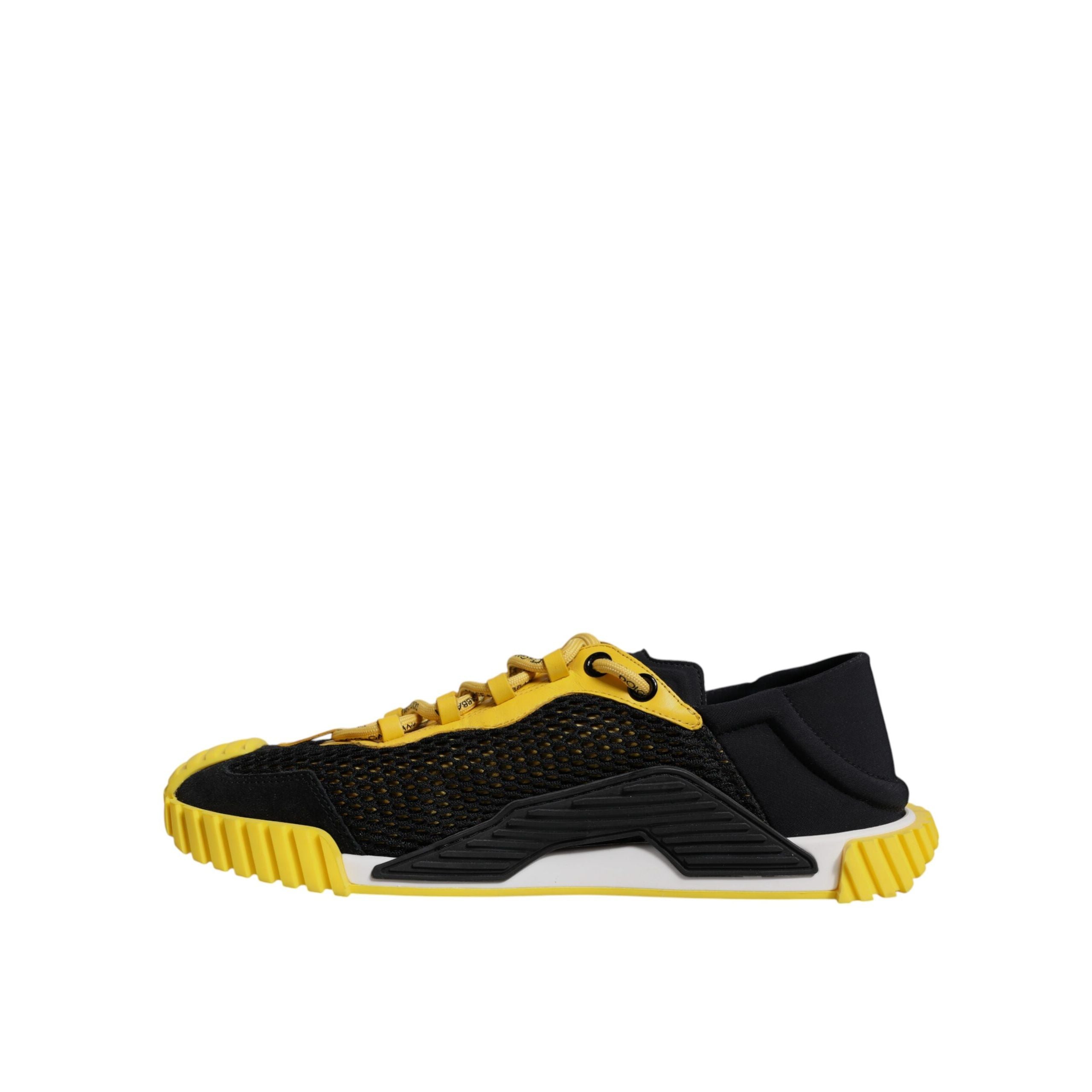 Adidași joși Dolce & Gabbana NS1 negru și galben