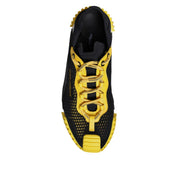 Adidași joși Dolce & Gabbana NS1 negru și galben