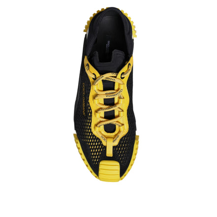 Adidași joși Dolce & Gabbana NS1 negru și galben