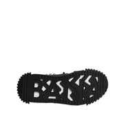 Dolce & Gabbana Black Leather Studded Slide Sandals