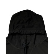Dolce & Gabbana Black Cotton Hooded DG Shield Sweater