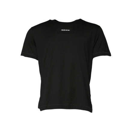 Tricou Dolce & Gabbana cu decolteu rotund și camuflaj multicolor