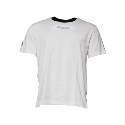 Tricou Dolce & Gabbana cu decolteu la baza gâtului, camuflaj multicolor