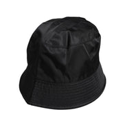 Dolce & Gabbana Black Cotton Wide Brim Bucket Hat
