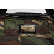 Dolce & Gabbana Geantă tip borsetă Multicoloră cu Logoul Camuflaj Patchwork