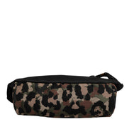 Geantă de curea Dolce & Gabbana Multicolor Leopard cu logo DG