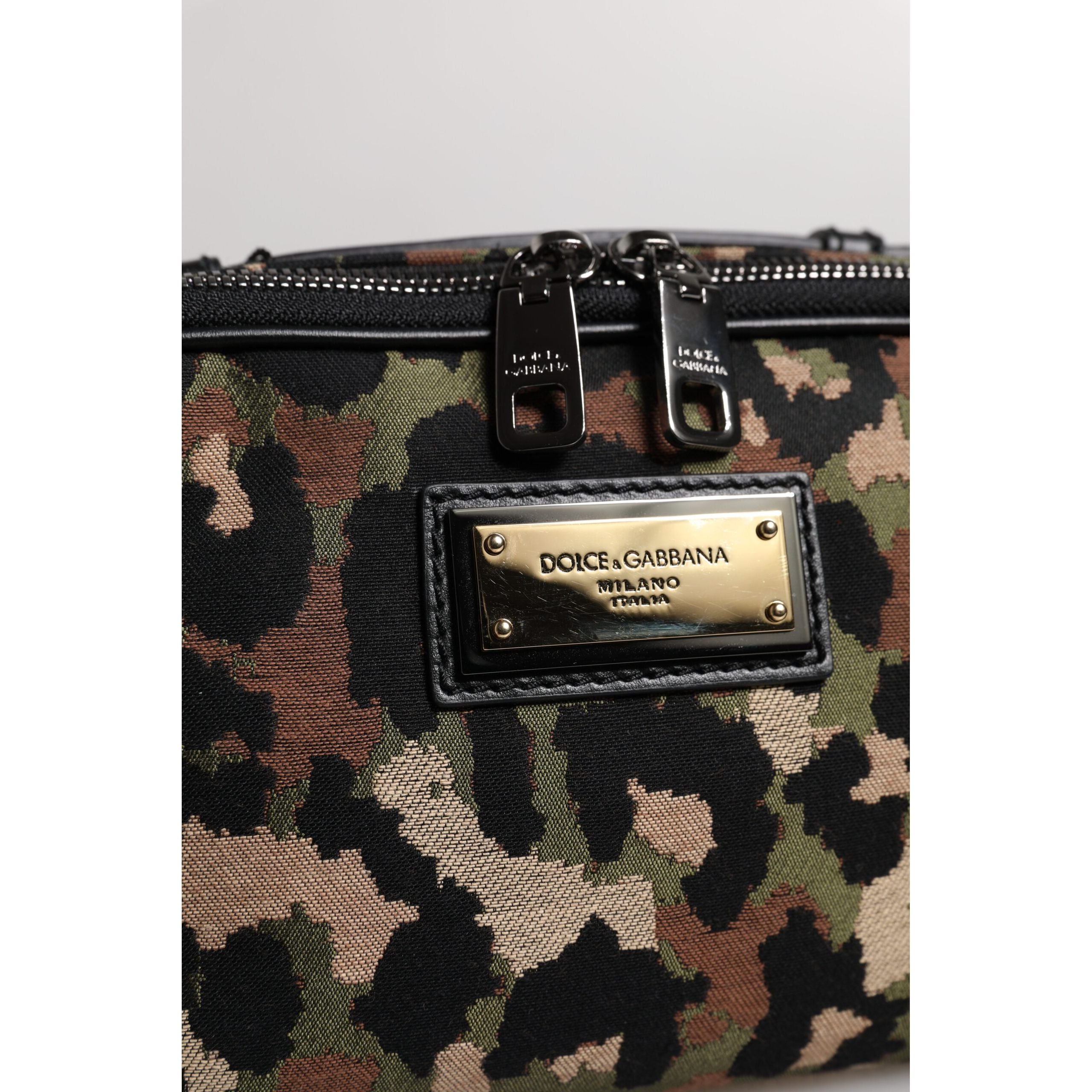 Marsupiu Dolce & Gabbana cu siglă DG Leopard Multicolor
