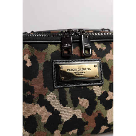 Marsupiu Dolce & Gabbana cu siglă DG Leopard Multicolor