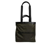 Dolce & Gabbana Military Green Shoulder Strap Tote Bag