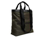 Dolce & Gabbana Military Green Shoulder Strap Tote Bag