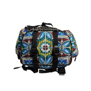 Dolce & Gabbana Multicolor Maiolica Print Backpack Bag