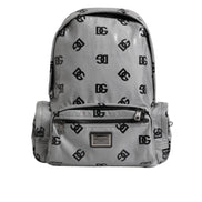 Dolce & Gabbana Grey Black DG Logo Backpack