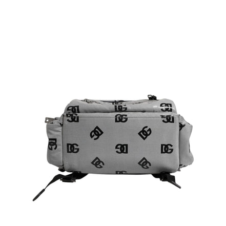 Dolce & Gabbana Grey Black DG Logo Backpack