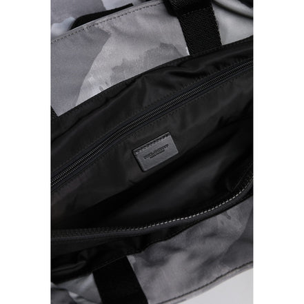 Dolce & Gabbana Black Camouflage Logo Shoulder Bag