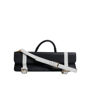 Dolce & Gabbana Blue White Leather Crossbody Bag