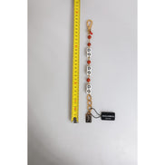 Dolce & Gabbana Multicolor Gold Tone Brass Chain DG Logo Dice Bracelet