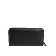 Portofel Continental Dolce & Gabbana Negru Albastru din Piele Exotică Embosată