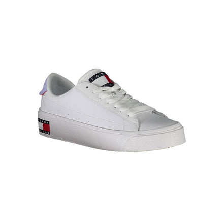Tommy Hilfiger Pantof Sport Alb din Piele pentru Femei