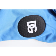 Dolce & Gabbana Blue Cotton Hooded Sportswear Vest Sweater