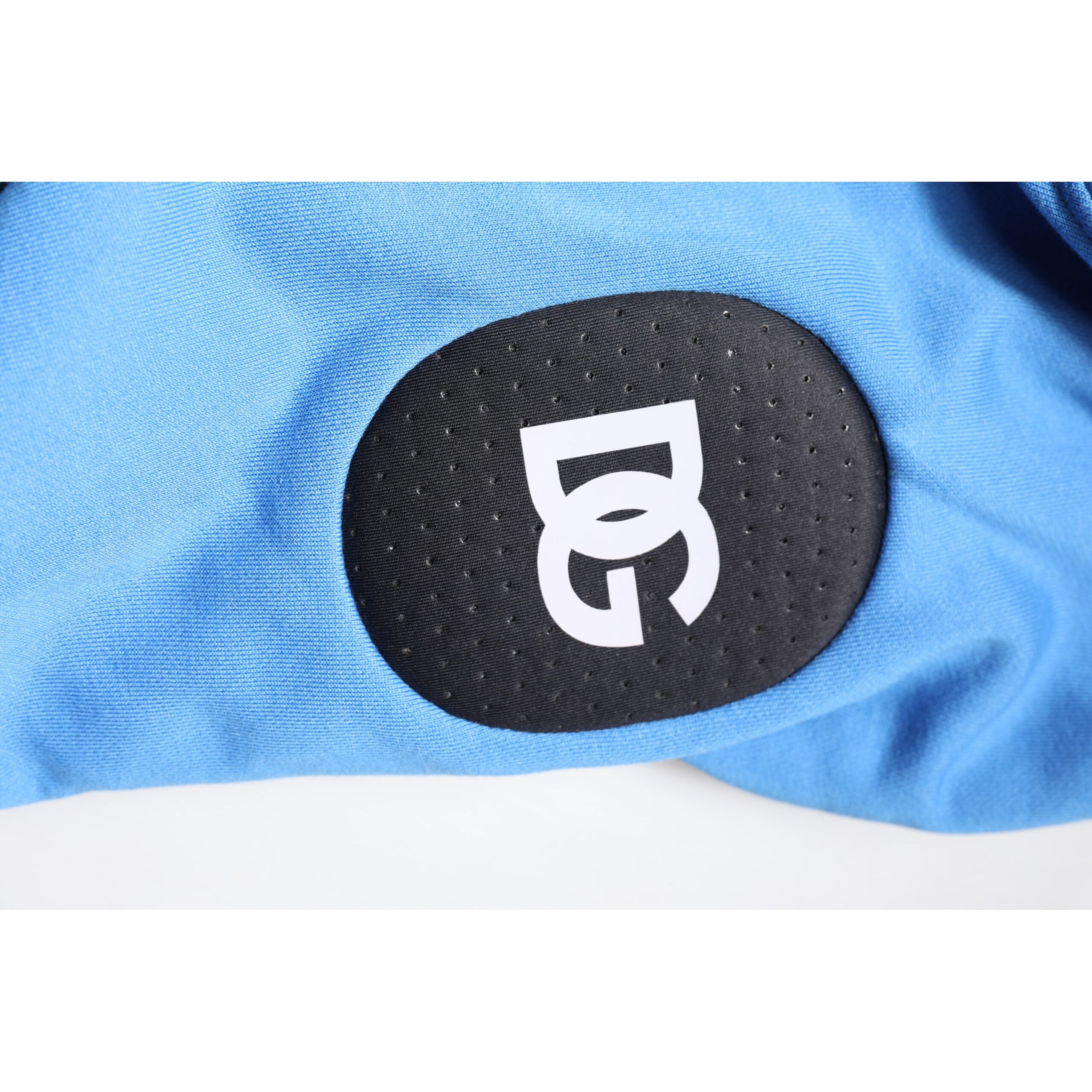 Dolce & Gabbana Blue Cotton Hooded Sportswear Vest Sweater