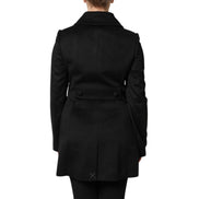Dolce & Gabbana Black Wool Sartoria Italiano Blazer Jacket