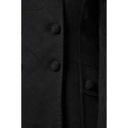 Dolce & Gabbana Black Wool Sartoria Italiano Blazer Jacket