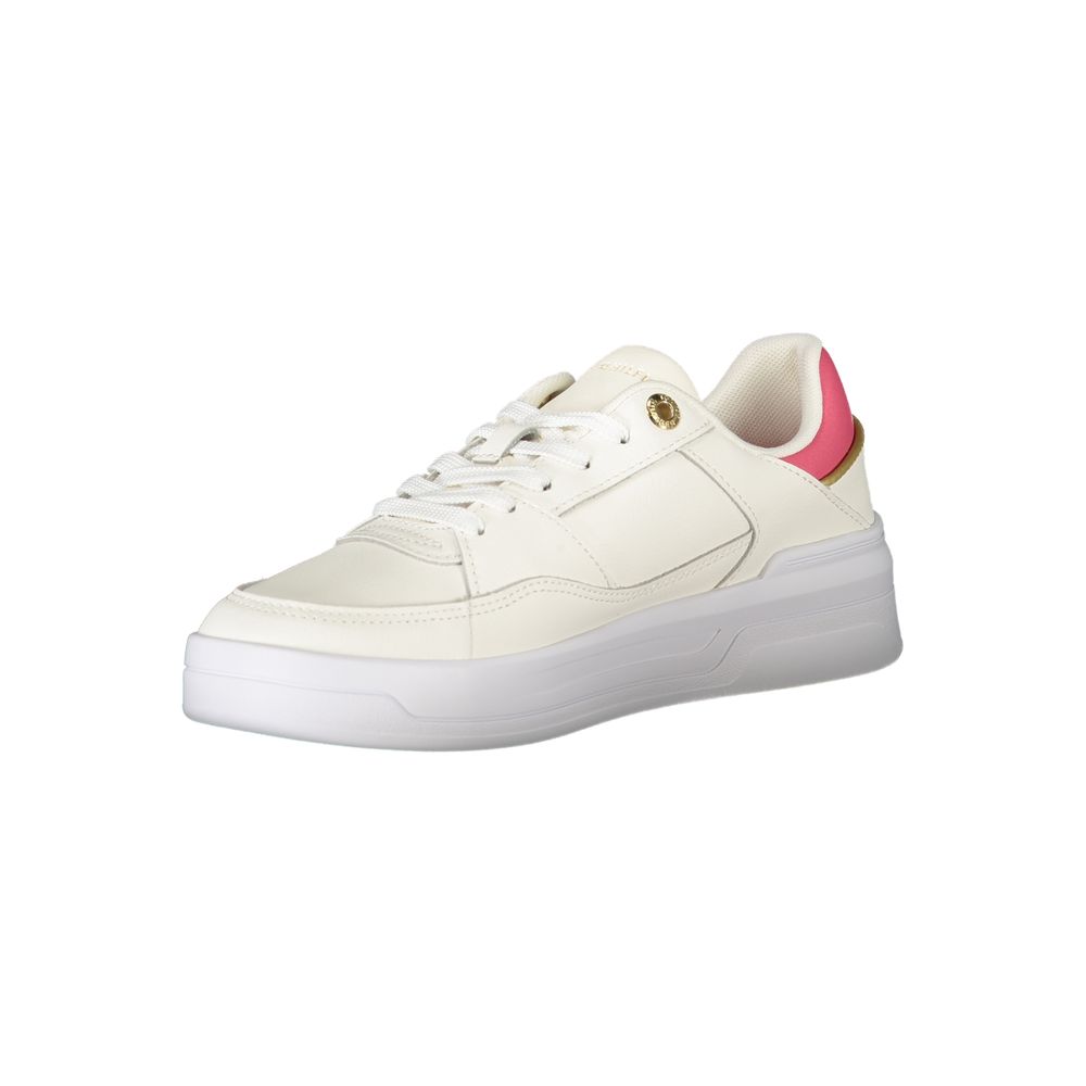 Tommy Hilfiger Pantofi Sport Albi din Poliuretan pentru Femei