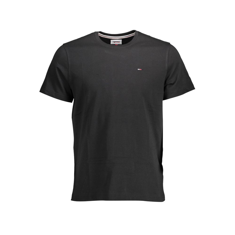 Tommy Hilfiger Tricou Negru din Bumbac Organic pentru Bărbați