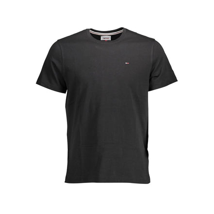 Tommy Hilfiger Tricou Negru din Bumbac Organic pentru Bărbați