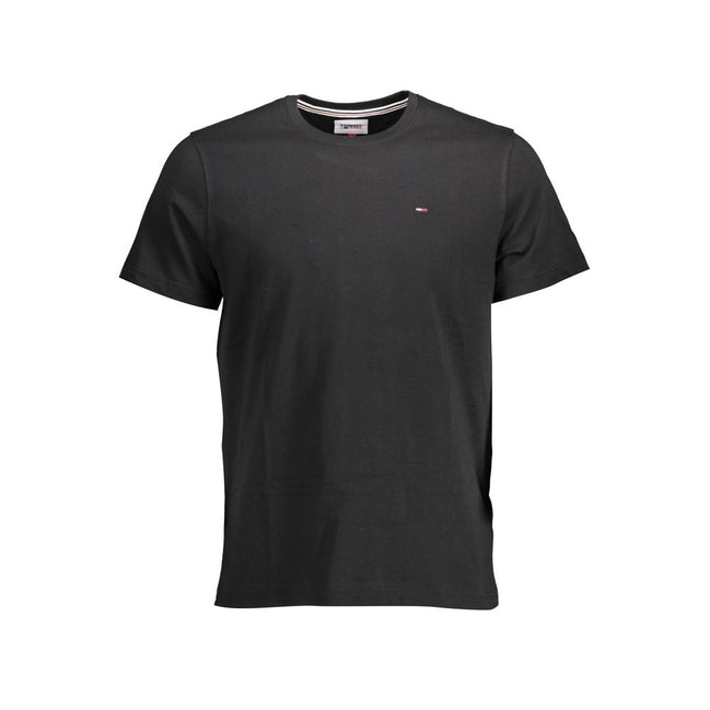 Tommy Hilfiger Tricou Negru din Bumbac Organic pentru Bărbați