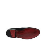 Dolce & Gabbana Black Suede Slip-On Loafers