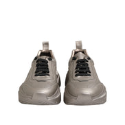 Dolce & Gabbana Silver DAYMASTER Leather Sneakers
