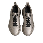Dolce & Gabbana Silver DAYMASTER Leather Sneakers