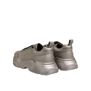 Dolce & Gabbana Silver DAYMASTER Leather Sneakers