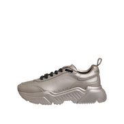 Dolce & Gabbana Silver DAYMASTER Leather Sneakers