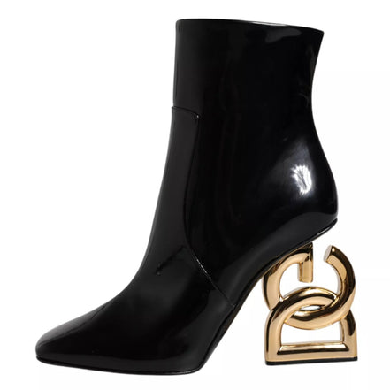 Cizme până la jumătatea gambei Dolce & Gabbana negre Jackie