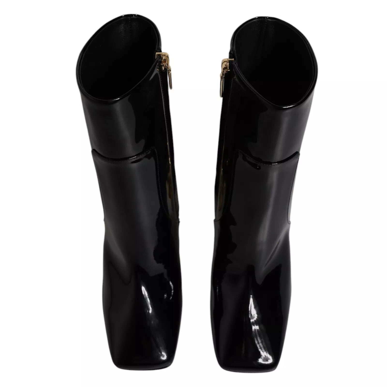 Cizme până la jumătatea gambei Dolce & Gabbana negre Jackie