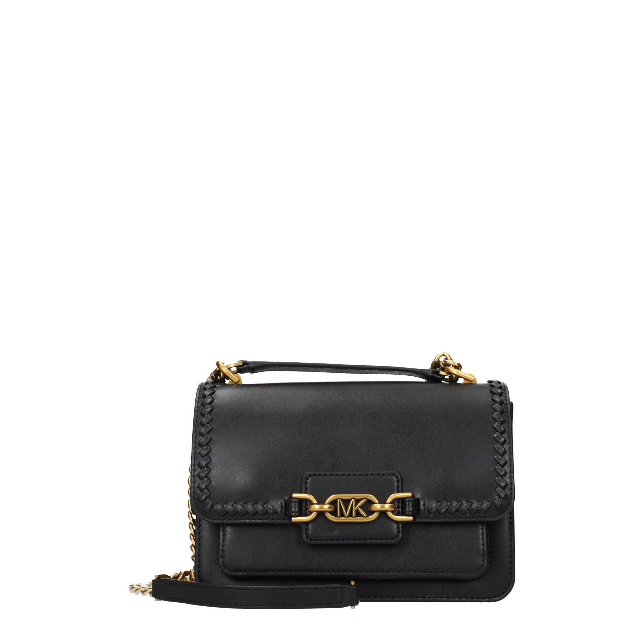 Geantă de umăr Michael Kors neagră din piele