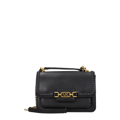 Geantă de umăr Michael Kors neagră din piele