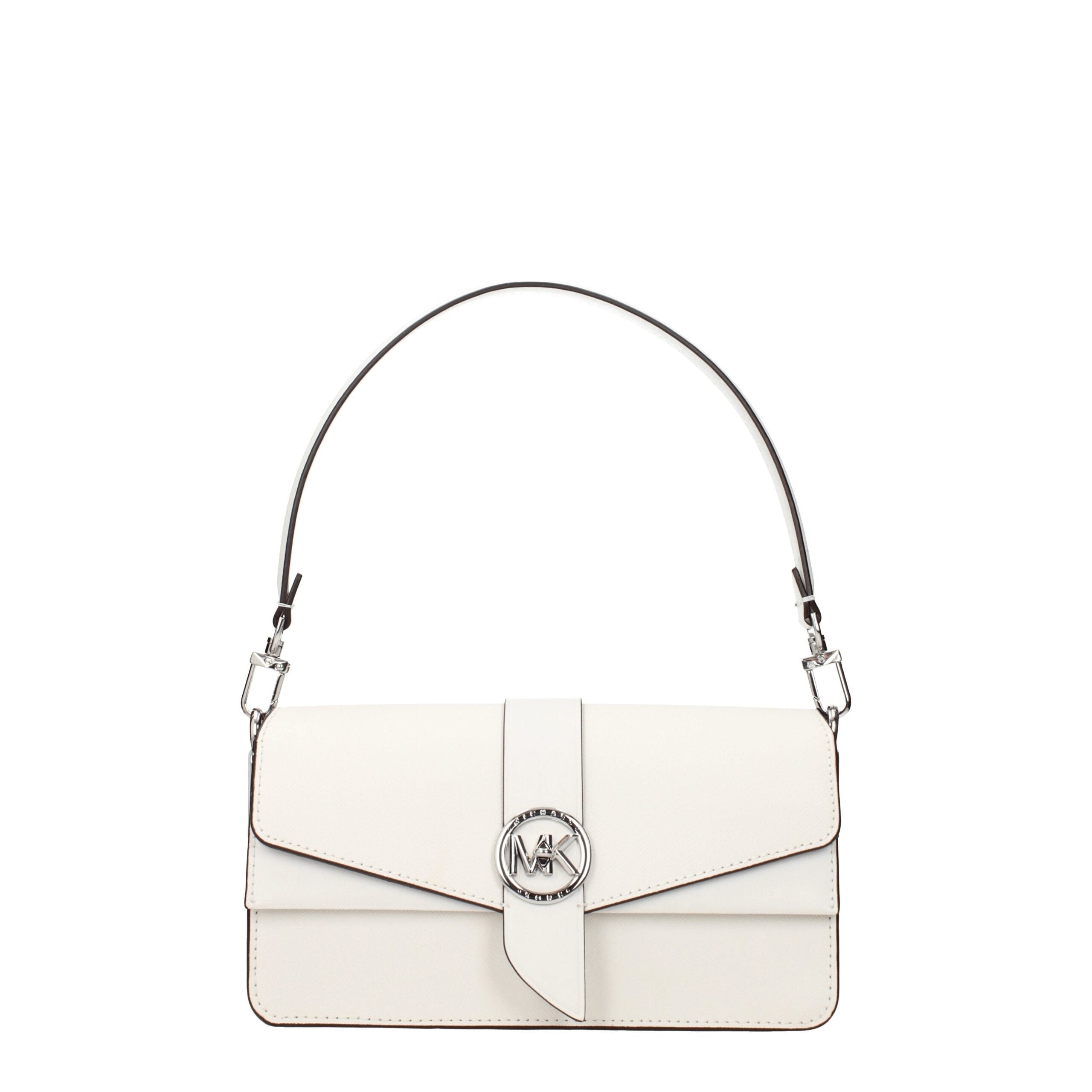 Geantă de mână Michael Kors din piele albă