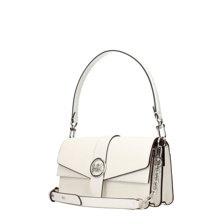 Geantă de mână Michael Kors din piele albă